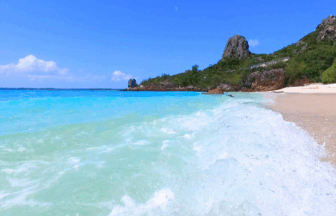 沖繩 Izena 村莊 無人機拍攝 Matela 海灘